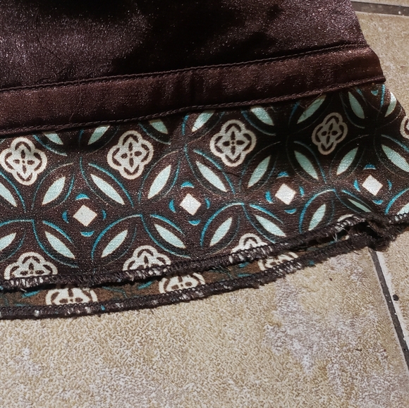 Reitmans Floral Raw Hem Blouse Top Size Large - Picture 7 of 10